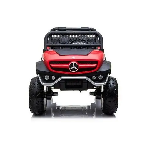 Lean cars Auto na akumulator mercedes unimog czerwony 2