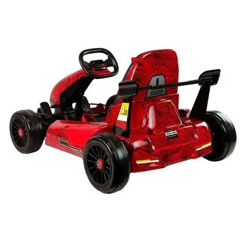 Gokart na akumulator xmx619 czerwony lakierowany spider Lean cars 2