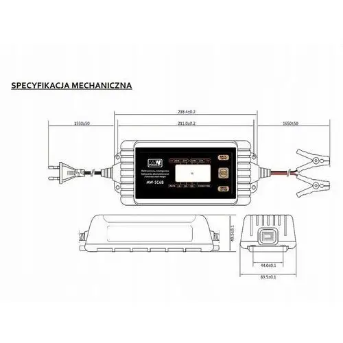 Inteligentna Ładowarka akumulatorowa 12V / 24V MW-SC6B LEAN CARS 4