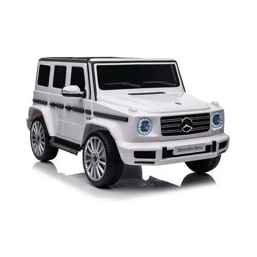 Pojazd Na Akumulator Mercedes G500 Biały 4x4 LEAN CARS