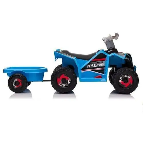 Quad Na Akumulator XMX630T Niebieski Z Przyczepą LEAN CARS, kolor niebieski 3