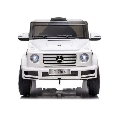 Samochód na akumulator Mercedes G500 biały LEAN CARS 2