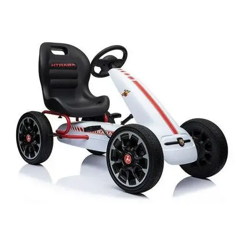 Gokart ABARTH Biały LEAN Sport