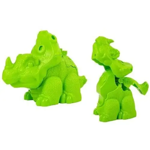 Lean toys Ciastolina dinozaury jajka foremka 12 elementów 4 kolory 2