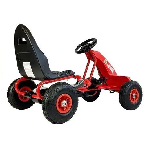 Gokart na Pedały A-18 Czerwony LEAN Toys 3