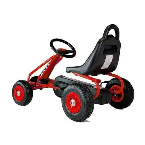 Lean toys Gokart na pedały g201 czerwony 2