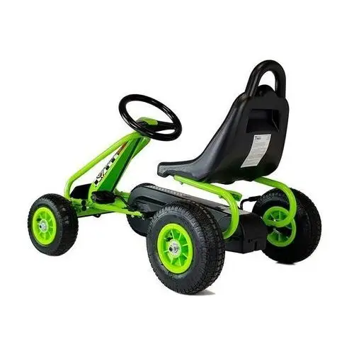 Lean toys Gokart na pedały g201 zielony 2