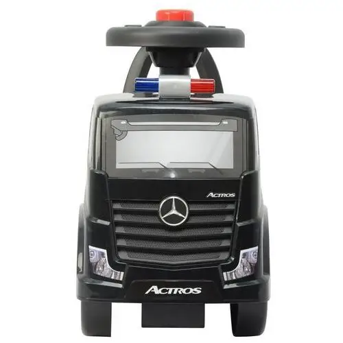 Lean toys Jeździk mercedes actros policja 3316a czarny 4