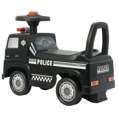 Lean toys Jeździk mercedes actros policja 3316a czarny 3