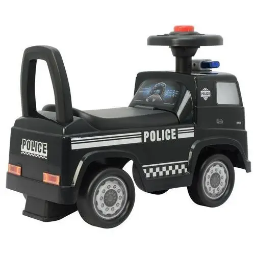 Lean toys Jeździk mercedes actros policja 3316a czarny 2