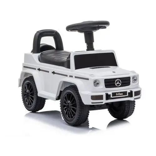 Lean toys Jeździk mercedes g-class 652 biały dźwięk klaksonu silnika