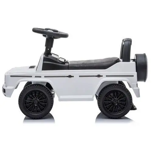 Lean toys Jeździk mercedes g-class 652 biały dźwięk klaksonu silnika 2