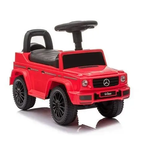 Jeździk Mercedes G-Class 652 Czerwony Dźwięk Klaksonu Silnika LEAN Toys, kolor czerwony