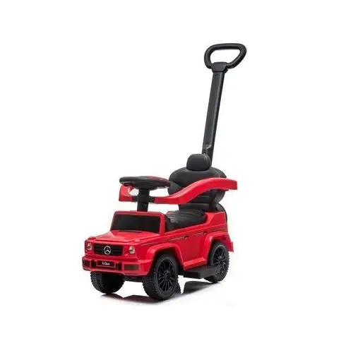 Lean toys Jeździk mercedes g-class 653 czerwony z pchaczem dźwięk silnika i klaksonu 3