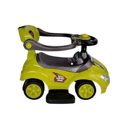 Lean toys Jeździk z pchaczem mega car 3w1 żółty 3