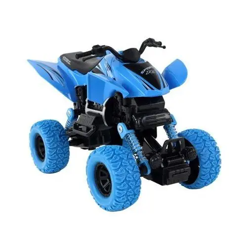 Pojazd Terenowy Pchacz Quad XC Gumowe Koła Niebieski LEAN Toys 2