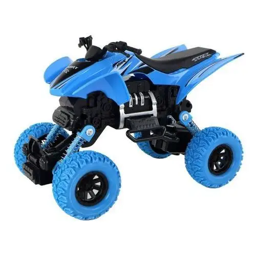 Pojazd Terenowy Pchacz Quad XC Gumowe Koła Niebieski LEAN Toys