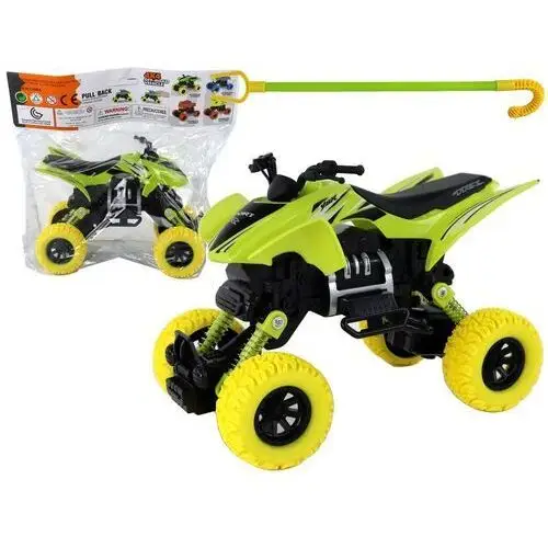 Pojazd Terenowy Pchacz Quad XC Gumowe Koła Zielony LEAN Toys