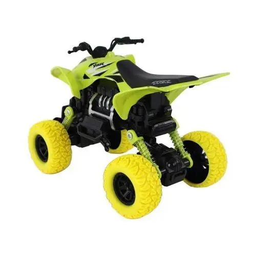 Pojazd Terenowy Pchacz Quad XC Gumowe Koła Zielony LEAN Toys 3