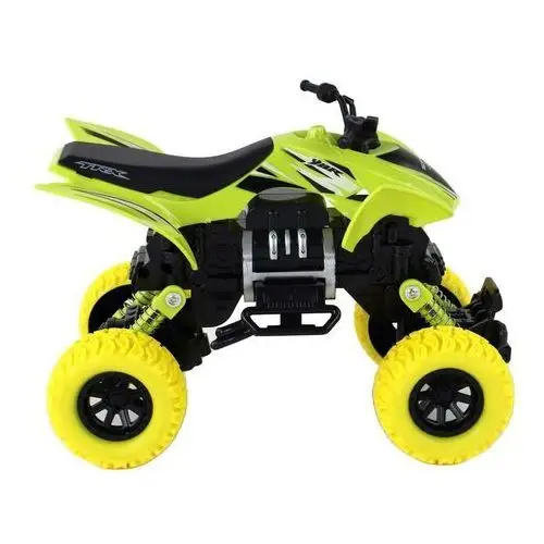 Pojazd Terenowy Pchacz Quad XC Gumowe Koła Zielony LEAN Toys 5