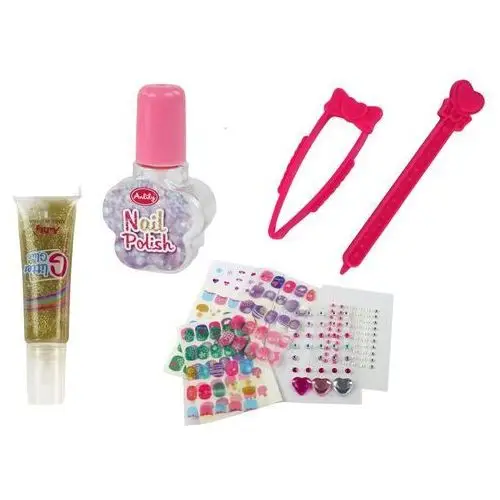 Walizka Z Akcesoriami Do Paznokci Manicure Naklejki Tipsy LEAN Toys 5