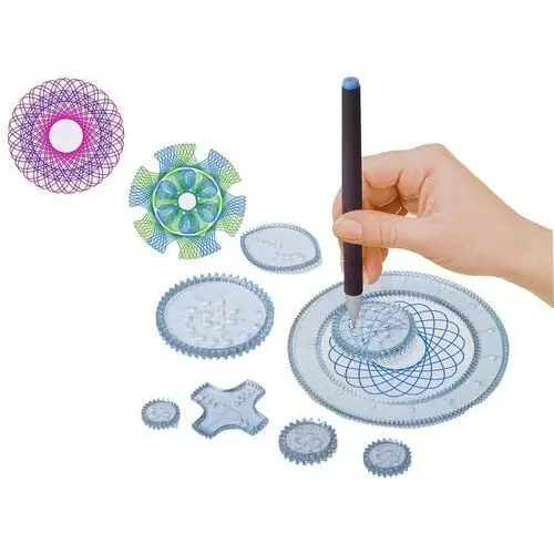 Zestaw Edukacyjny Spirograf Pisaki LEAN Toys 4