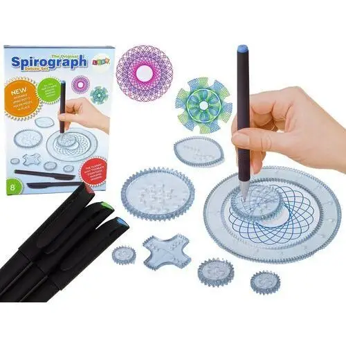 Zestaw Edukacyjny Spirograf Pisaki LEAN Toys