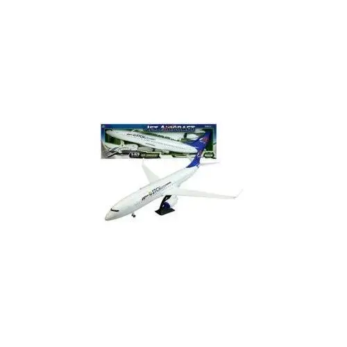 Model samolotu z napędem frykcyjnym 1:52 biały Leantoys