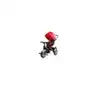 Rower trójkołowy czerwony z czarną ramą Leantoys Sklep