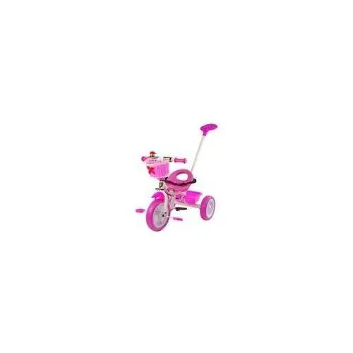 Rower trójkołowy eva różowy Leantoys