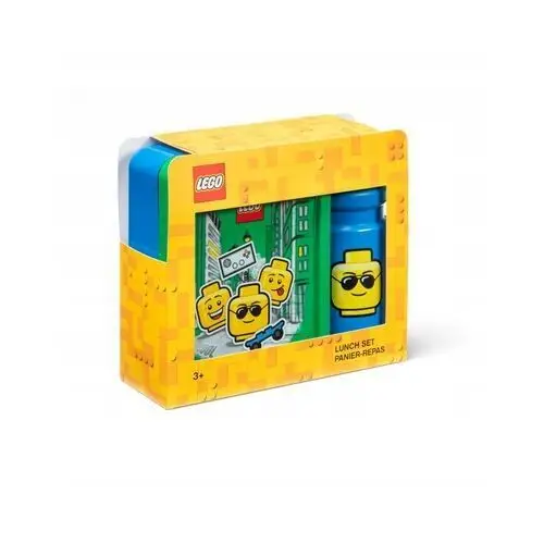 Lego 4058 Lunch Set Chłopiec Pojemniki Bidon I Box