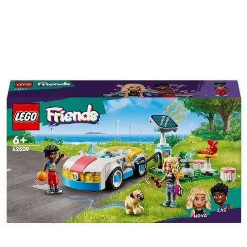 Lego 42609 Friends Samochód elektryczny i stacja