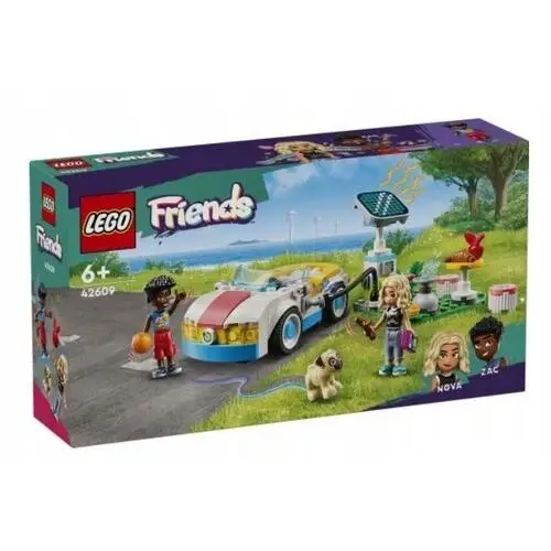 Lego 42609 Friends Samochód Elektryczny I Stacja Ładująca
