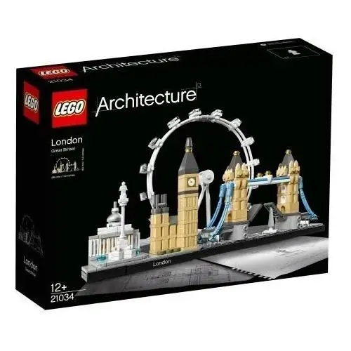 Lego Architecture 21034 Londyn zegar Big Ben most Tower Bridge London Eye