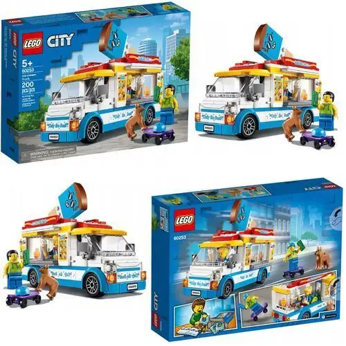 Lego City 60253 Furgonetka Z Lodami I Deskorolką