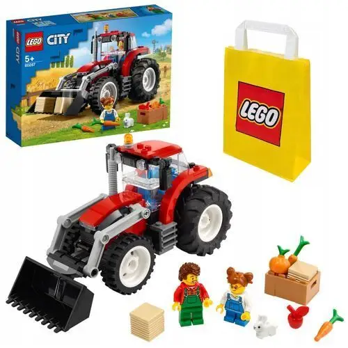 Lego City 60287 Traktor Łyżka Ciągnik Rolniczy Klocki 5+ Torba