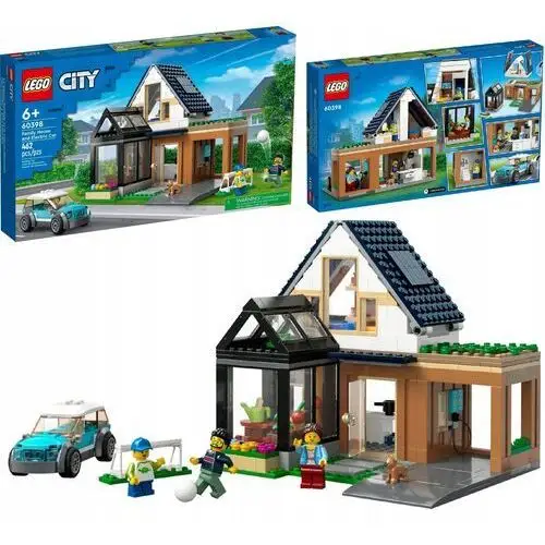 Lego City 60398 Dom Rodzinny I Samochód Elektryczny