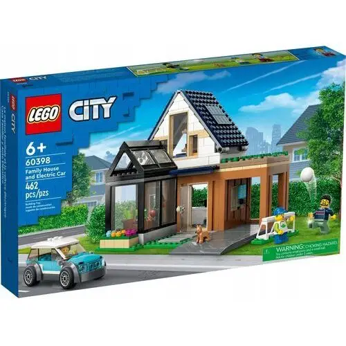 Lego City 60398 Domek rodzinny i samochód elektryczny