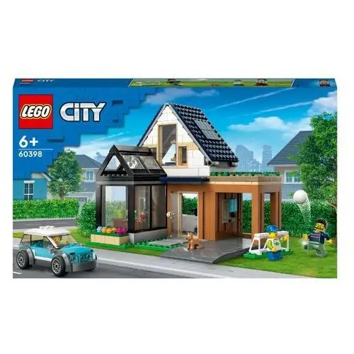 Lego City Dom rodzinny i samochód elektryczny