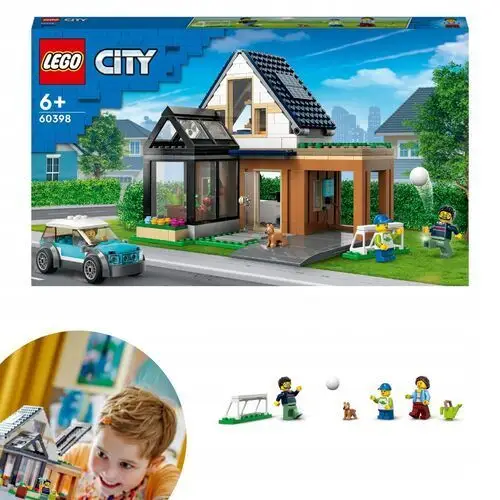 Lego City Dom Rodzinny I Samochód Elektryczny 60398