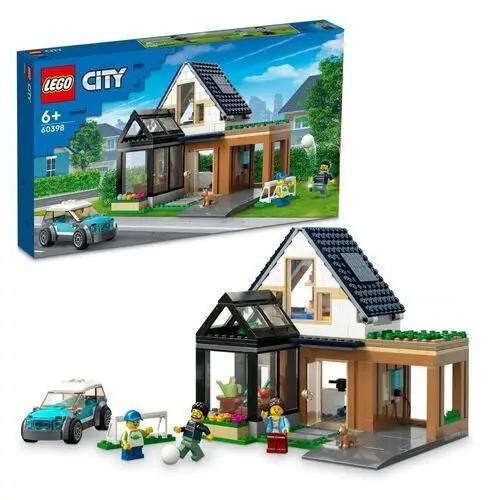 Lego City Dom Rodzinny I Samochód Elektryczny Klocki Dla Dziecka