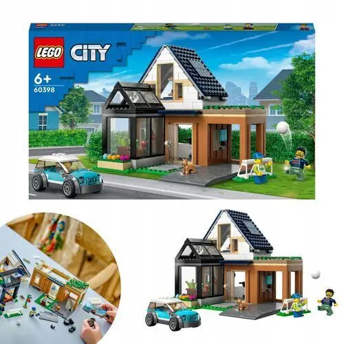 Lego City Domek Rodzinny I Samochód Elektryczny 60398