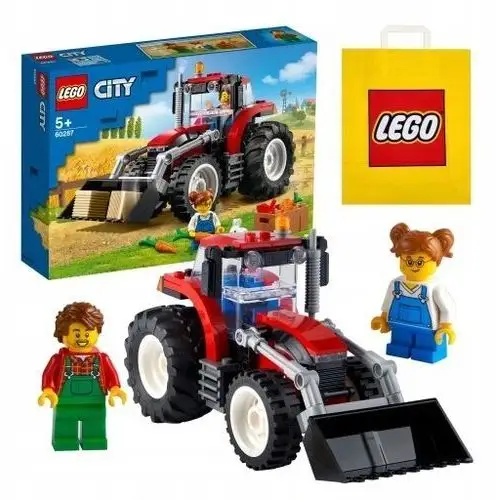Lego City Traktor (60287) Farma Ruchoma Łyżka Zabawka Edukacyjna