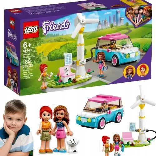 Lego Friends 41443 Samochód elektryczny Olivii Dla Dziewczynki