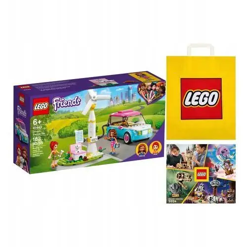 Lego Friends #41443 Samochód elektryczny Olivii +Torba +Katalog 2024