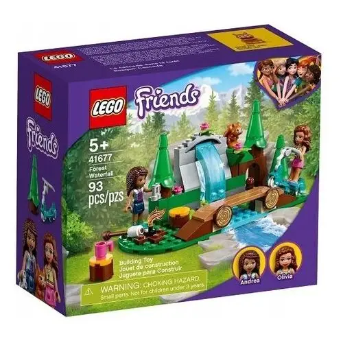 Lego Friends 41677 Leśny Wodospad Kładka Hulajnoga