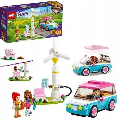 Lego Friends Auto Elektryczne Samochód Elektryczny Eko Klocki Dla Dzieci