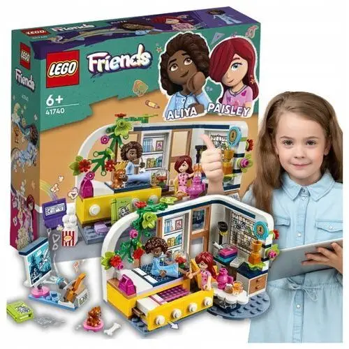 Lego Friends Pokój Aliyi Biurko Łóżko Lampa Zestaw Klocków Dla Dziewczynek