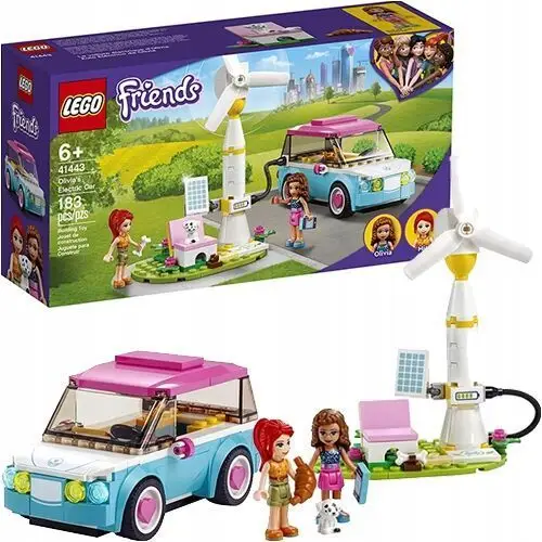 Lego Friends Samochód Elektryczny Olivii Klocki 41443 Wiatrak Autko