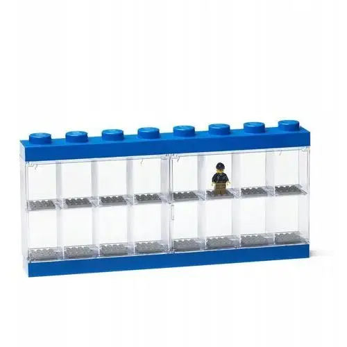 Lego Gablota Na 16 Minifigurek Pojemnik Niebieski
